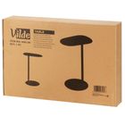 Vilde, stolik kawowy, metalowy, czarny, 35-25-53 cm