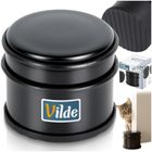 Vilde, stoper do drzwi, stalowy, czarny, 9,5 cm