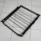 Vilde, suszarka na pranie metalowa, czarna pionowa, 61-58-136 cm