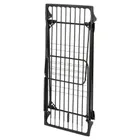 Vilde, suszarka na pranie, metalowa, czarna rozsuwana XXL, 204-260-56-103 cm