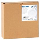 Vilde, talerze obiadowe głębokie, szklane, białe, 21,5 cm, 400 ml, 6 szt.