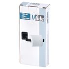 Vilde, uchwyt na papier toaletowy, czarny, 16,5 cm