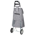 Vilde, wózek z torbą na zakupy, szary, 30l