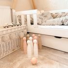 Wader, Różana Wata Cukrowa, zestaw do gry w kręgle, 11 elementów