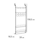 Wenko, organizer wiszący na buty i odzież, zawieszany na drzwi, 59-150,5-18,5 cm
