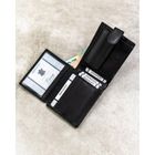 Zestaw prezentowy: Portfel, Brelok, czarny, skóra ekologiczna, Rovicky