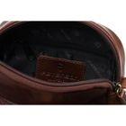 Zestaw, Torba listonoszka, Etui na klucze, brązowy, skórzany, Peterson