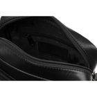 Zestaw, Torba listonoszka, Etui na klucze, czarny, skórzany, Peterson