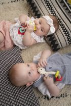 Żyrafa Sophie, Eco, gryzak, grzechotka z kauczukiem