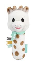 Żyrafa Sophie, zestaw narodzinowy z pluszową grzechotko-piszczałką