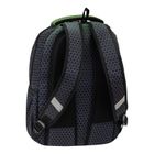 Abag, plecak szkolny, 3-komorowy, hexagon green ombre