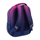 Abag, plecak szkolny, 3-komorowy, hexagon pink ombre