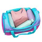 Abag, torba sportowa, hexagon mint ombre