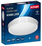 Activejet, Kama, plafon sufitowy LED, 24W