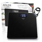 Adler, waga łazienkowa USB-C, akumulatorowa, do 180 kg