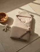 Albero Mio, Cotton Muślin & Boucle, otulacz do fotelika, karmel