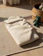 Albero Mio, Cotton Muślin & Boucle, otulacz do fotelika, wanilia