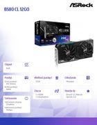 Asrock, karta graficzna, Intel ARC B580 CL 12GO
