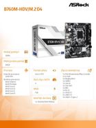ASRock, płyta główna, B760M-HDV/M.2 D4 s1700 2DDR4 DP/HDMI mATX