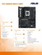 Asus, płyta główna, TUF GAMING B850-E WIFI