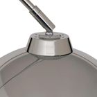 Atmosphera, Floris, lampa podłogowa łukowa, metalowa, srebrna, 177 cm