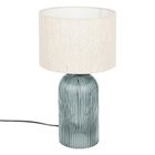 Atmosphera, Mati, lampa stołowa ze szklaną bazą, 42 cm