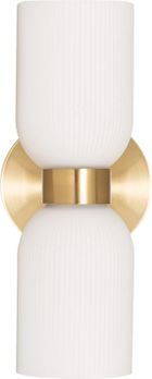 Atmosphera, Rio, szklany kinkiet ścienny, 2 źródła światła, wys. 26,5 cm