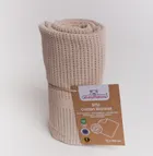 Babymatex, Sisi, kocyk bawełniany, beżowy, 75-100 cm