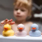 BabyOno, kaczuszki, silikonowe zabawki kąpielowe, 3 szt.