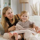 BabyOno, kocyk bambusowy, jasny beż, 75-100 cm