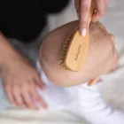 BabyOno, szczotka z naturalnego włosia, średnio miękka