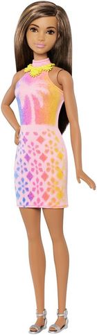 Barbie Crayola, Aplikator kolorów, zestaw kreatywny z lalką brunetką