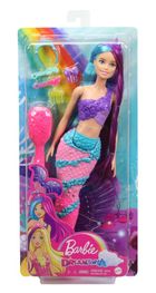 Barbie, Dreamtopia, Długie włosy, lalka syrenka