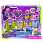Barbie, Extra, Zestaw podróżny, zestaw z małą lalką, zwierzątkami i akcesoriami