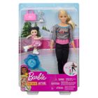 Barbie, Łyżwiarka, lalka, mini-laleczka i akcesoria