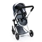 Bayer Design, Neo Vario Combi, głęboki wózek dla lalek z torbą, granatowy