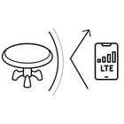 Berdsen, antena wewnętrzna zewnętrzna TV, ultra HD 4K, biała, BD-955