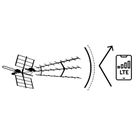 Berdsen, antena zewnętrzna kierunkowa TV, ultra HD 4K, BD-952