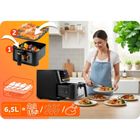 Berdsen, frytkownica beztłuszczowa, air fryer, 1700W, czarny, 6,5l, BD-655
