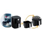 Berdsen, frytkownica beztłuszczowa, air fryer, czarny, 2,5l, BD-654