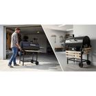 Berdsen, grill węglowy, ogrodowy, beczka z kominem, półki + termometr + popielnik, czarny, BD-895