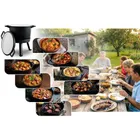 Berdsen, kociołek żeliwny, emaliowany, 8l