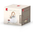 Bergner, czajnik stalowy z gwizdkiem, naturally, 2,3l, bg-37304