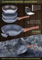 Berlinger Haus, Forest Line, zestaw: garnki z pokrywkami + patelnie + akcesoria, 18 elementów