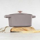 Berlinger Haus, garnek żeliwny, taupe, 24 cm, 4,35l