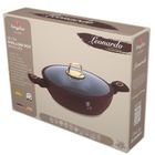 Berlinger Haus, Leonardo, płaski garnek tytanowy z pokrywą, 3.8l