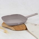 Berlinger Haus, patelnia grillowa tytanowa, taupe, 28 cm