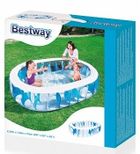 Bestway, basen dmuchany, owlany, fale, 229-152-51 cm, 1 szt.