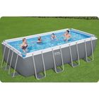 Bestway, basen stelażowy, ogrodowy 488-244-122 cm, zestaw 11w1