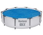 Bestway, pokrywa solarna do basenów stelażowych, 305 cm